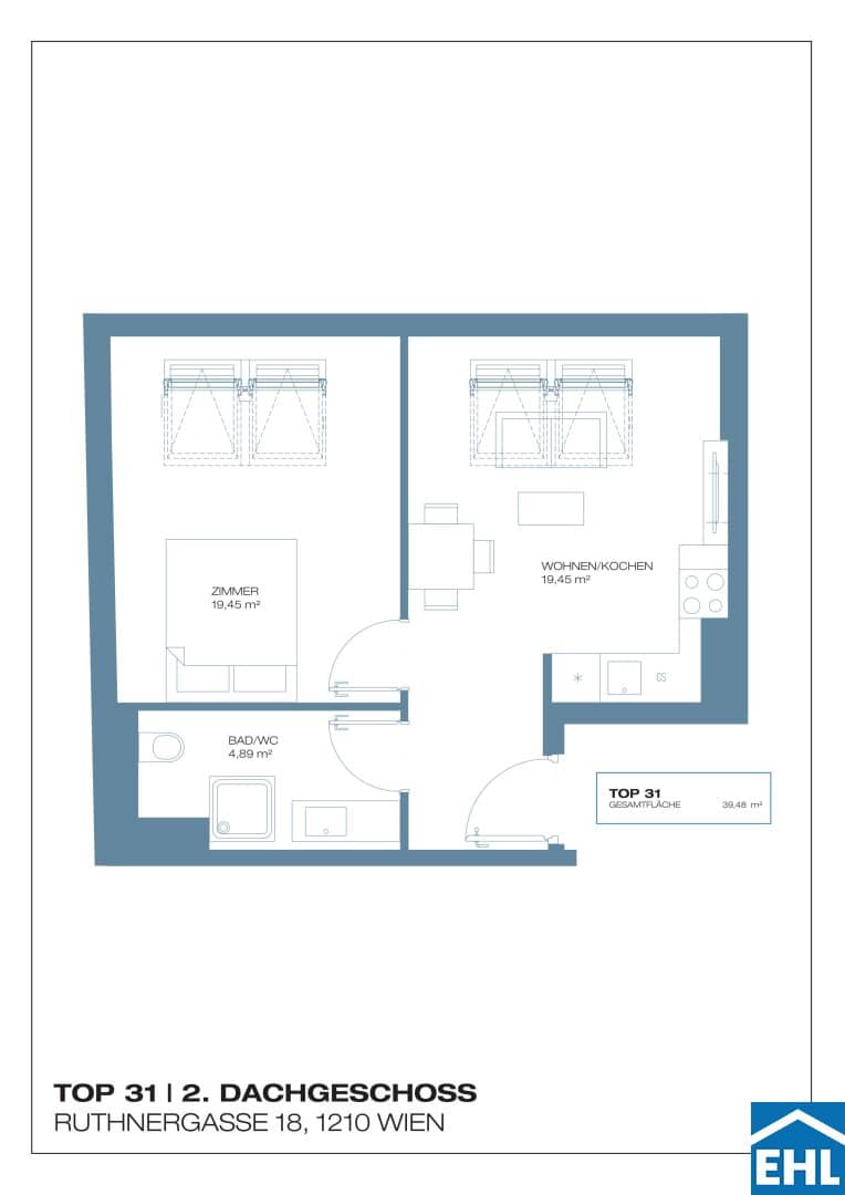 Investment Apartment New Build Balcony Loggia