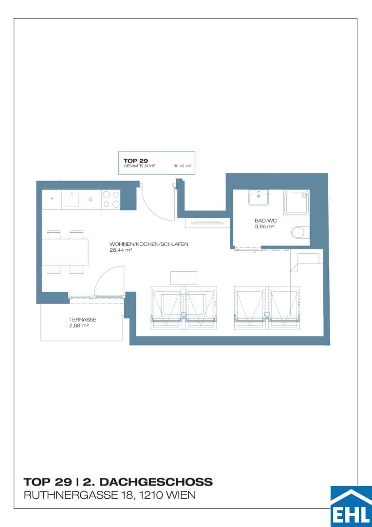 Investment apartment with balcony strong returns