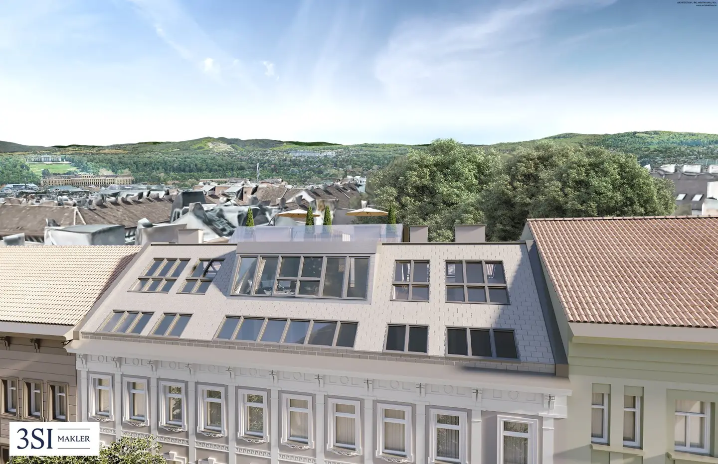 Baubewilligter Rohdachboden in ausgezeichneter Mikrolage - in Top-Lage direkt beim Meiselmarkt + U3 Johnstraße