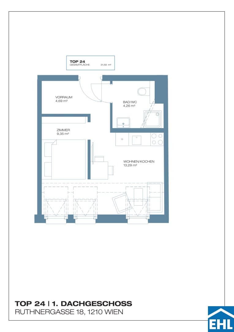 New build apartment with future proof technology