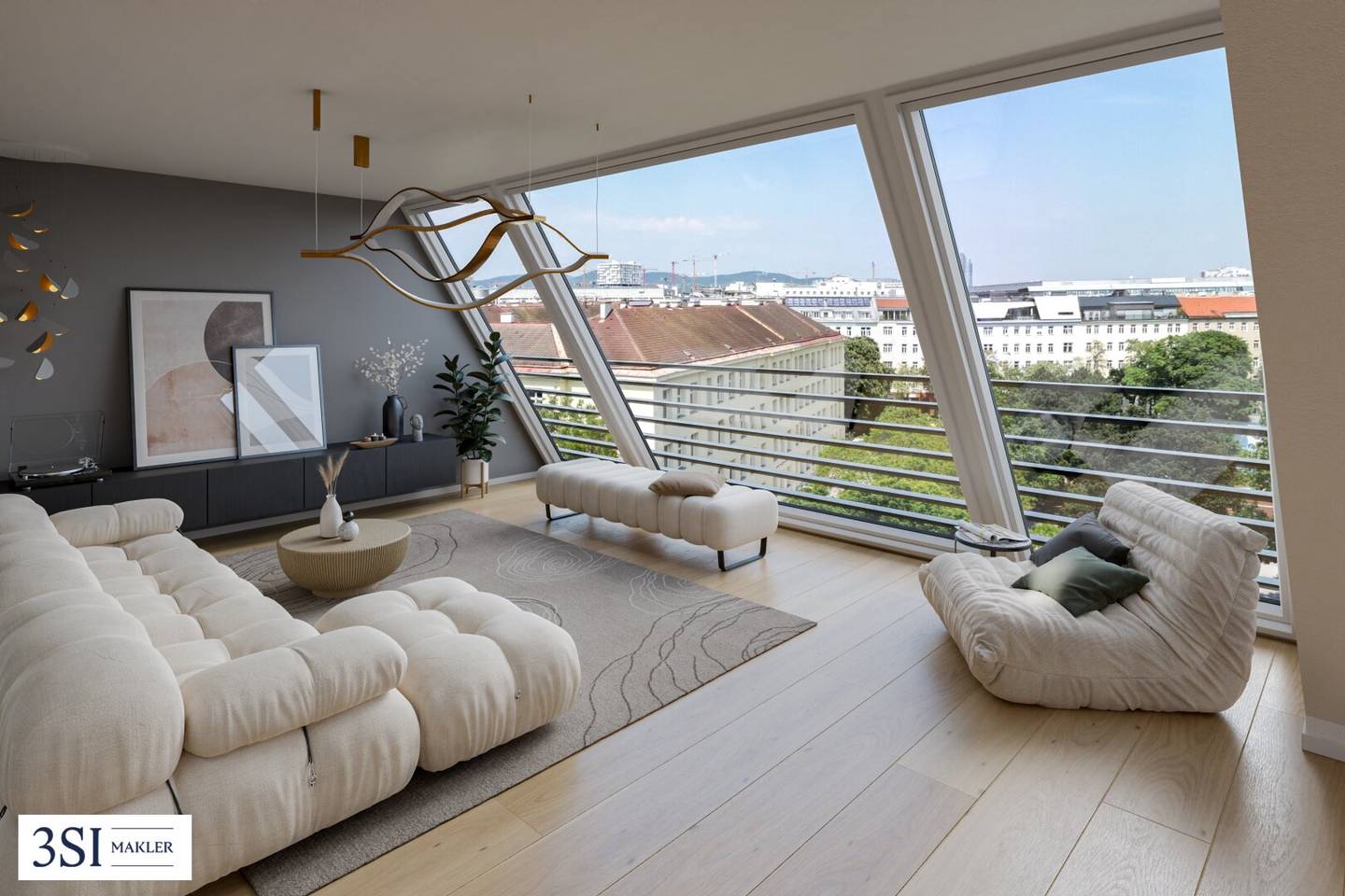 Building-permitted shell attic in popular location near the Prater and Messe Wien