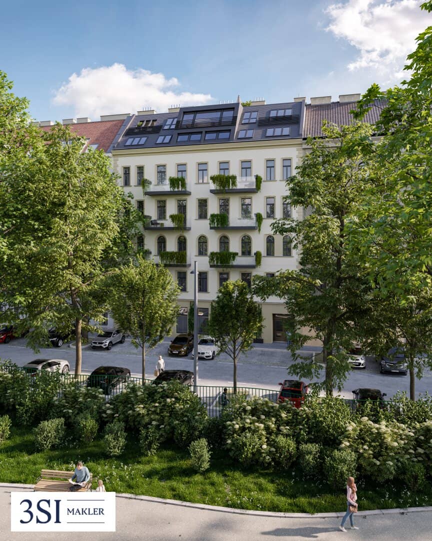 Building-permitted shell attic in popular location near the Prater and Messe Wien