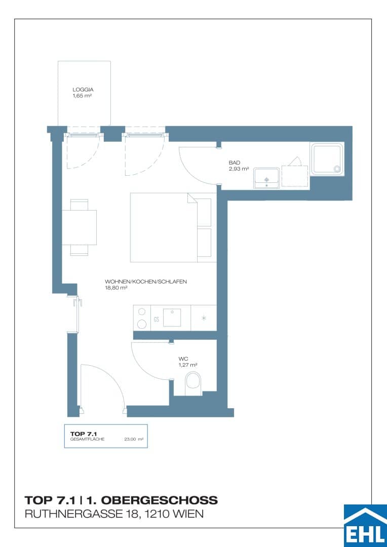 Moderne Wohnung mit Balkon nahe Siemens City
