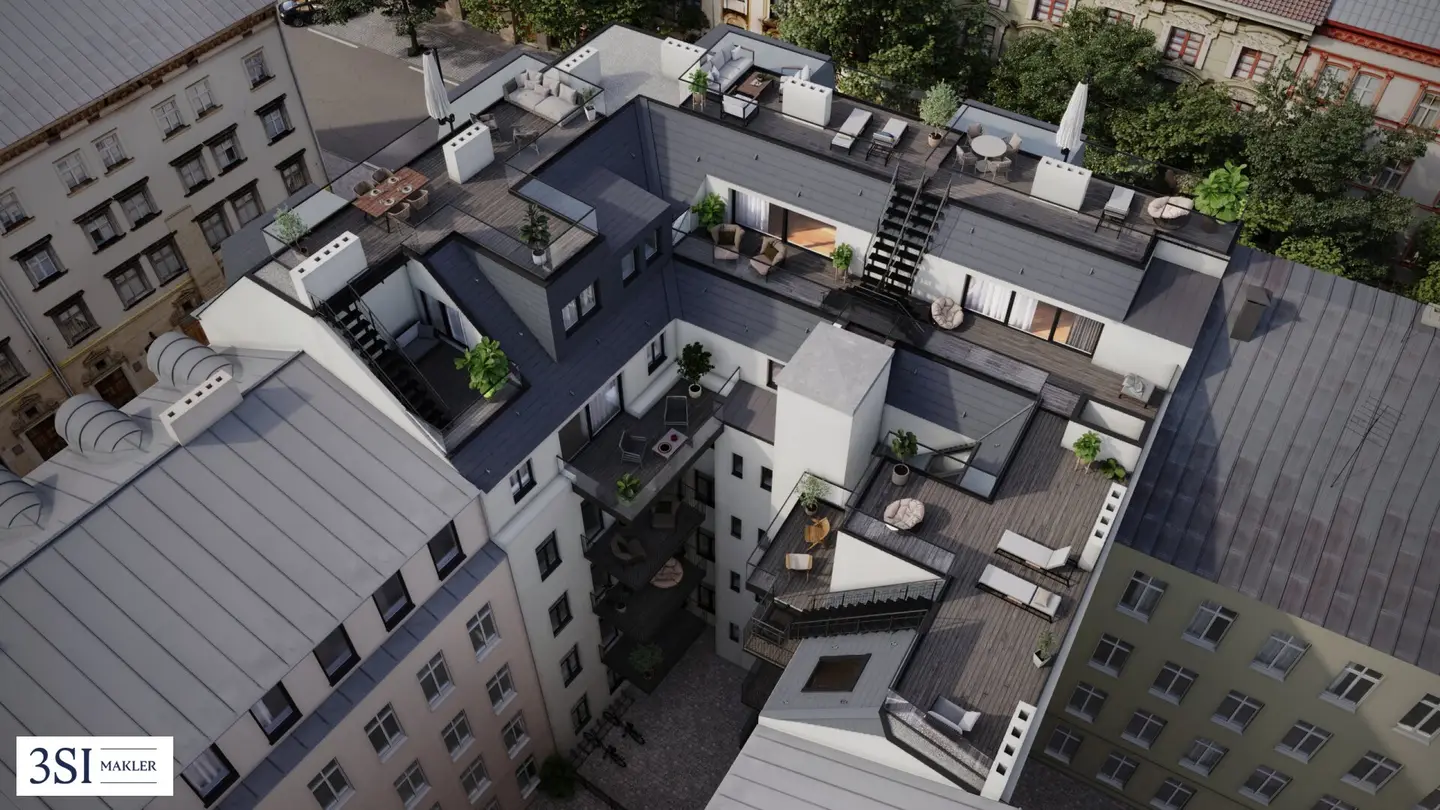 Baubewilligter Rohdachboden in gepflegter Eckliegenschaft Nahe U3-Kardinal-Nagl-Platz