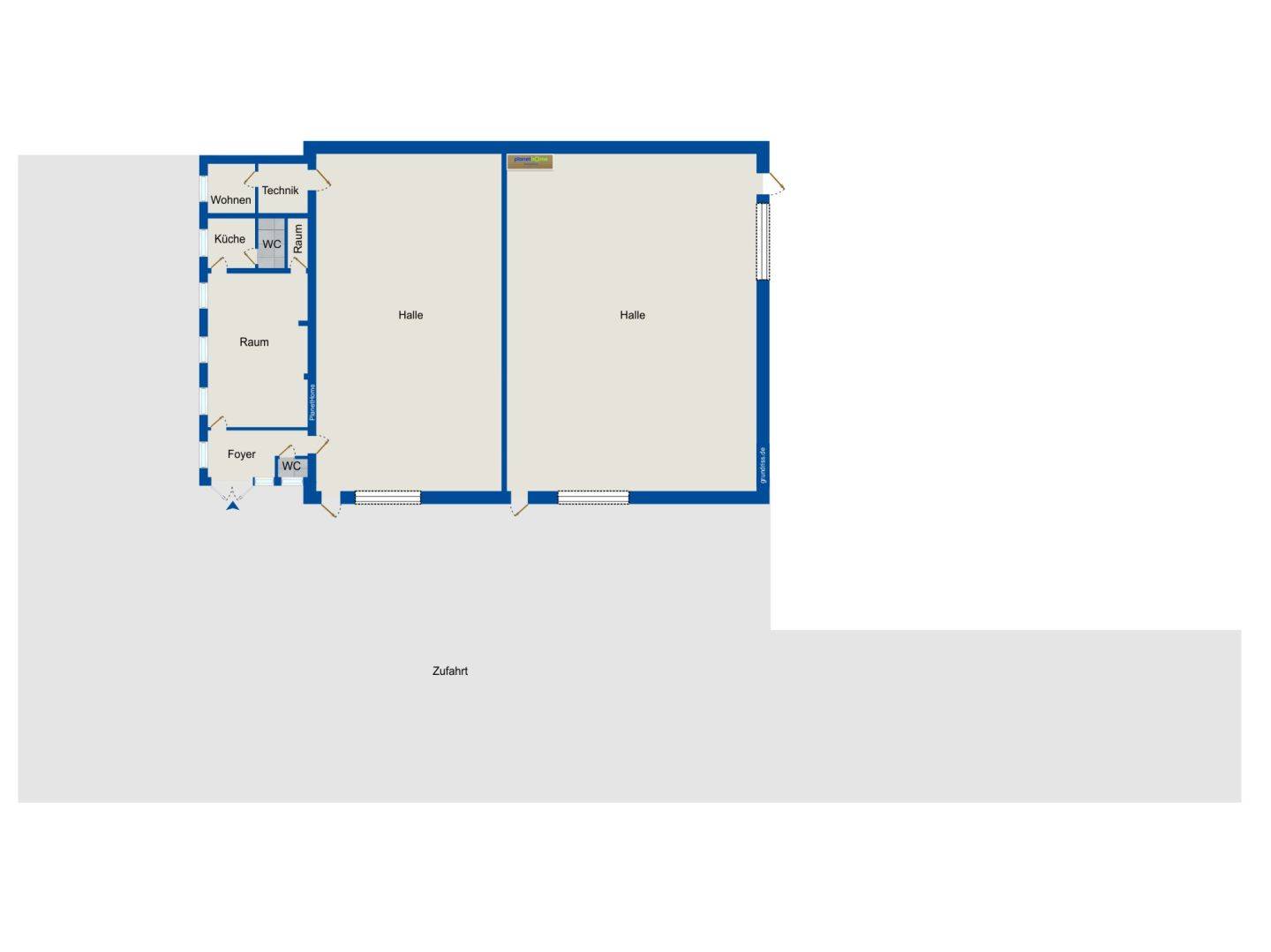 New Commercial Hall 250m² Sooss