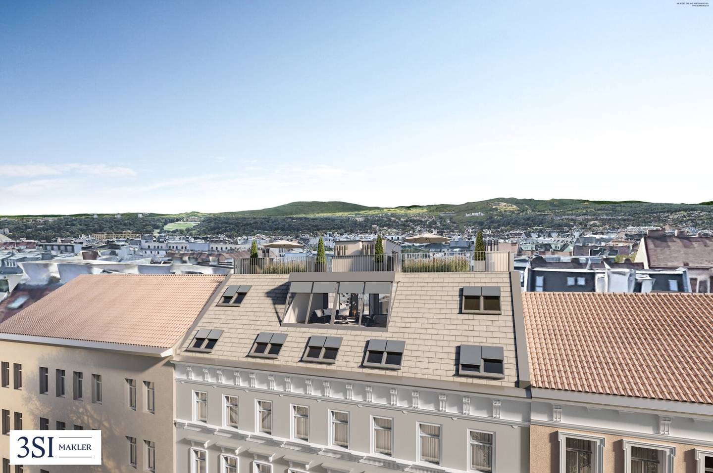 Raw attic with building permit in a well maintained middle-rent tenement house near U3 Hütteldorfer Straße