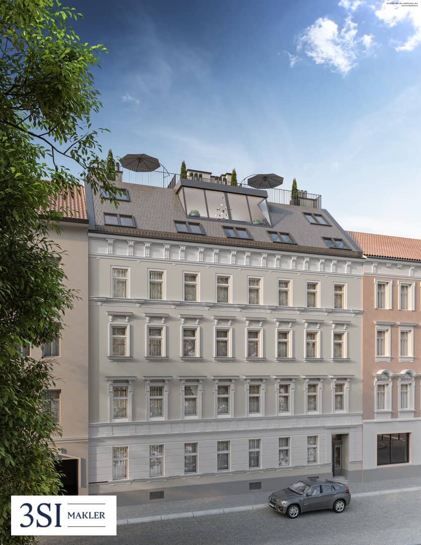 Raw attic with building permit in a well maintained middle-rent tenement house near U3 Hütteldorfer Straße