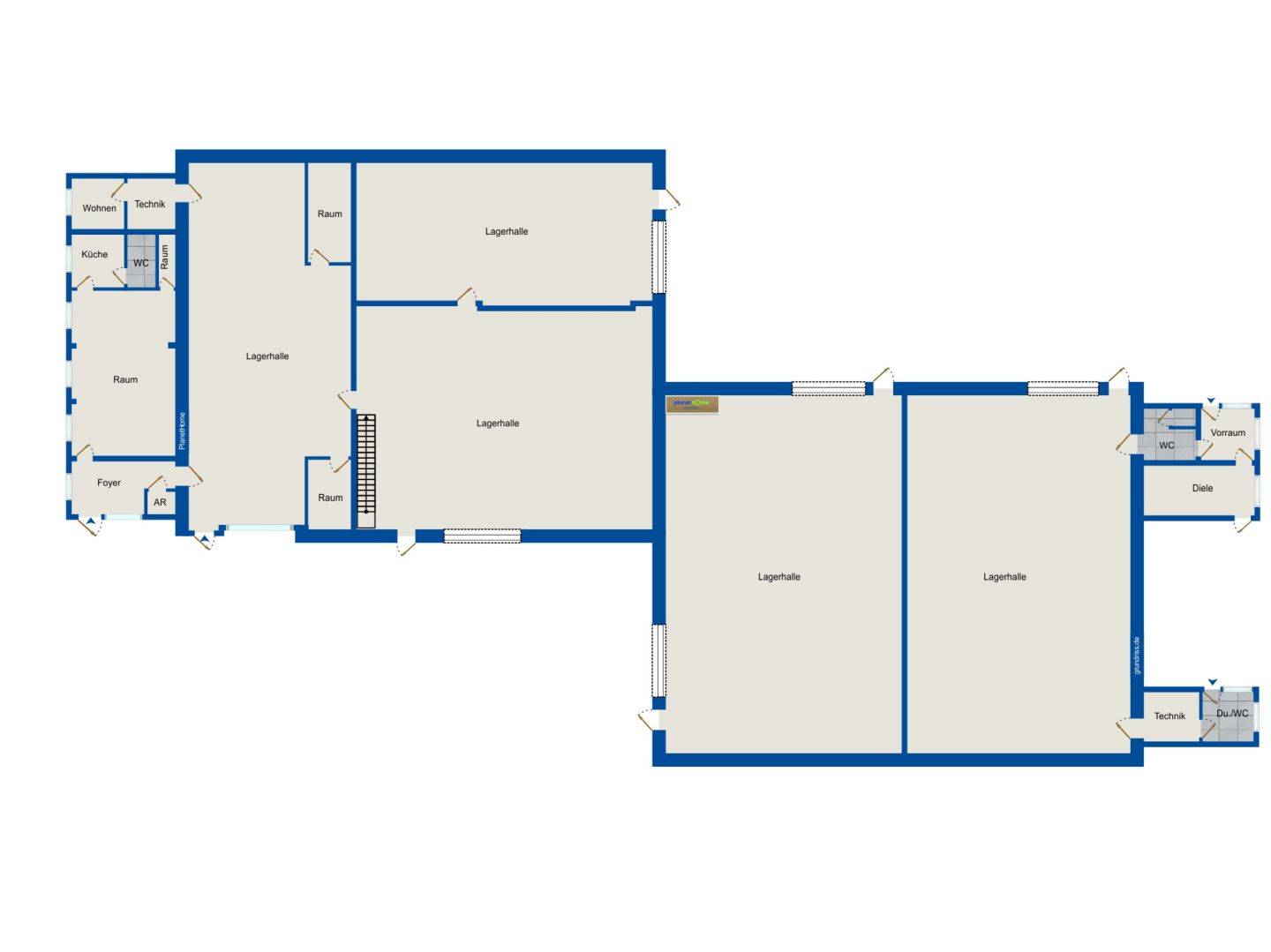 Gewerbehalle Sooß, 1305 m²