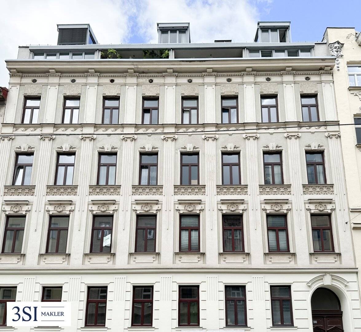Wohnung raised ground floor in a well kept old building near Quellenplatz