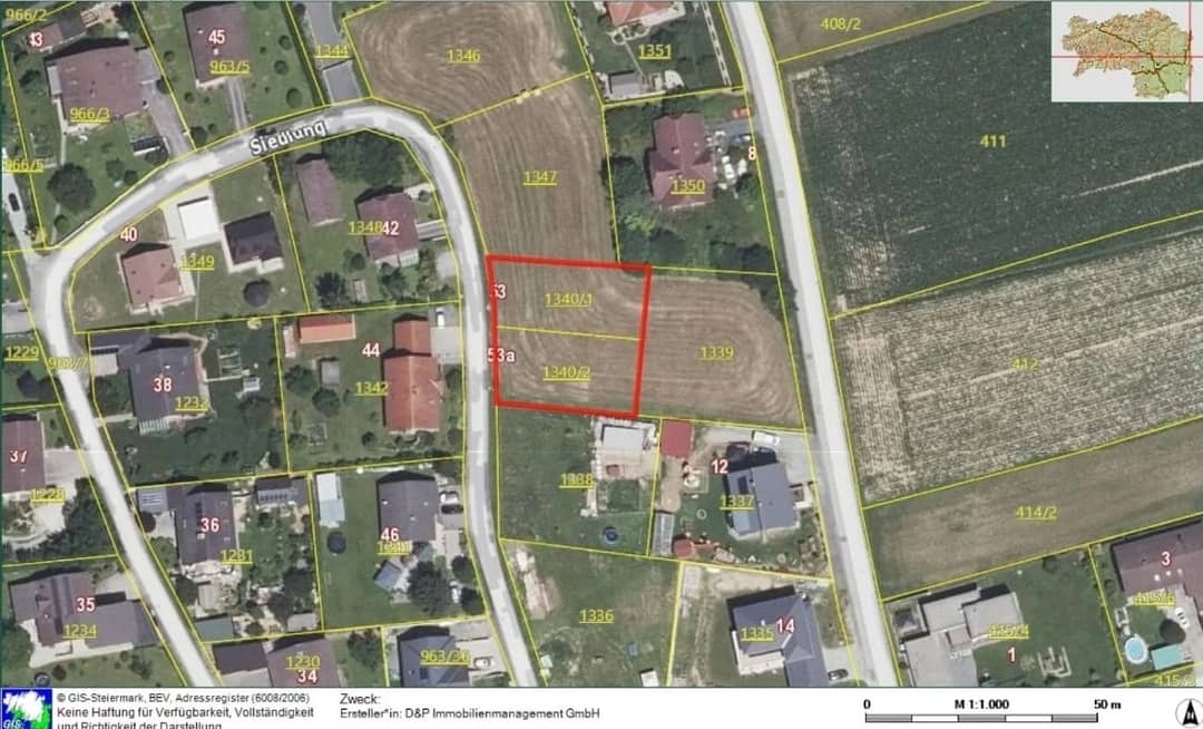 Baugrund 1000m² Neudau