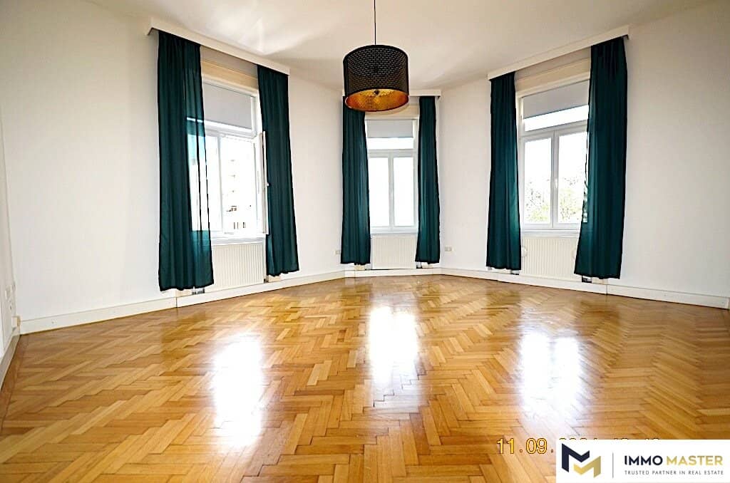 Altbauwohnung ruhige Lage Westblick