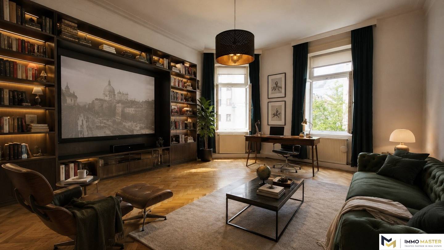 Altbauwohnung ruhige Lage Westblick