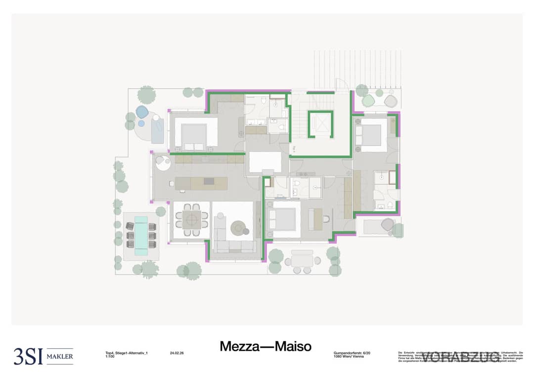 Dachgeschosswohnung mit Terrasse und Weitblick