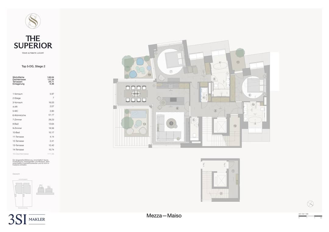 Wohnung Neubau mit Dachterrasse