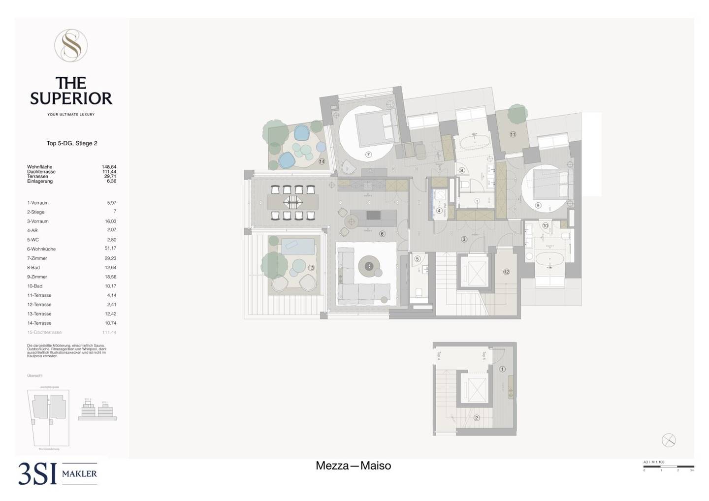 Wohnung Neubau mit Dachterrasse