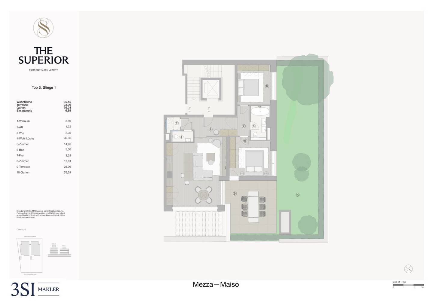Neubauwohnung mit Privatgarten und Terrasse