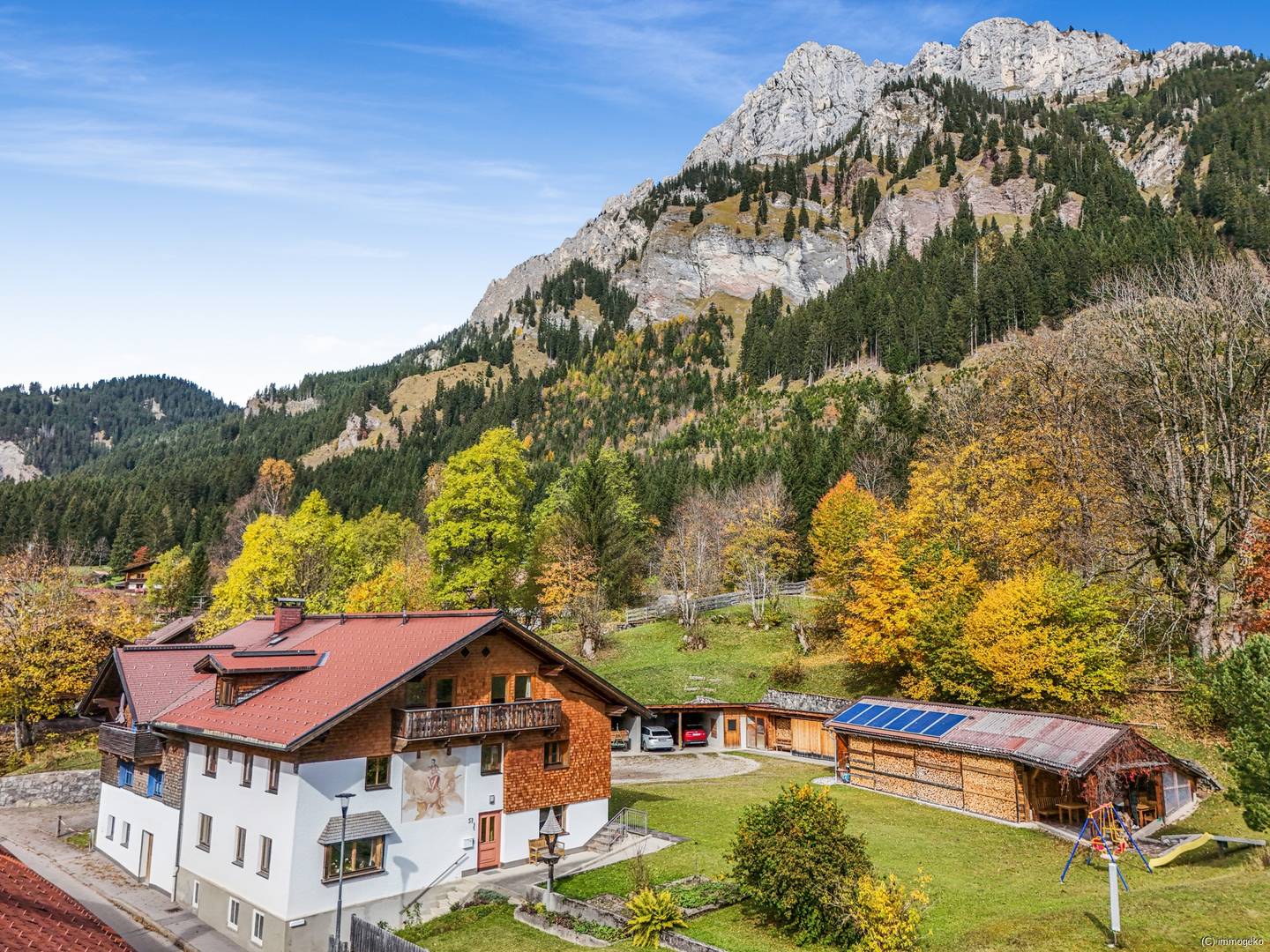 Mehrfamilienhaus in Nesselwängle