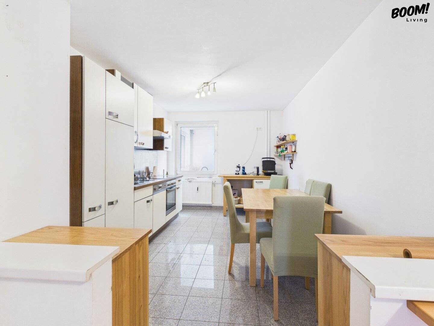 Apartment with two loggias and open living area in Josefstadt