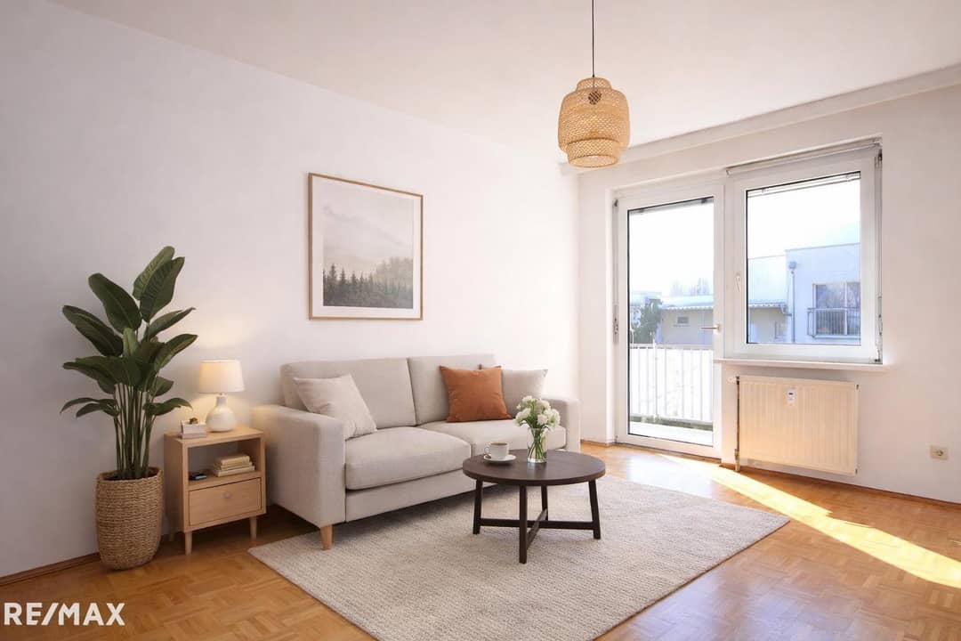 Wohnung in Wetzelsdorf mit großem Balkon und Tiefgaragenplatz