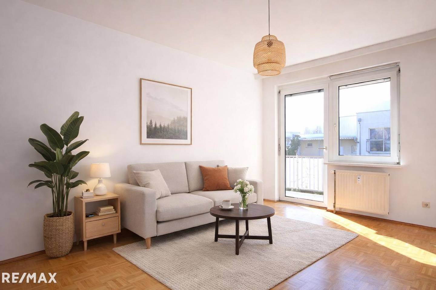 Apartment in Wetzelsdorf with a large balcony and an underground parking space