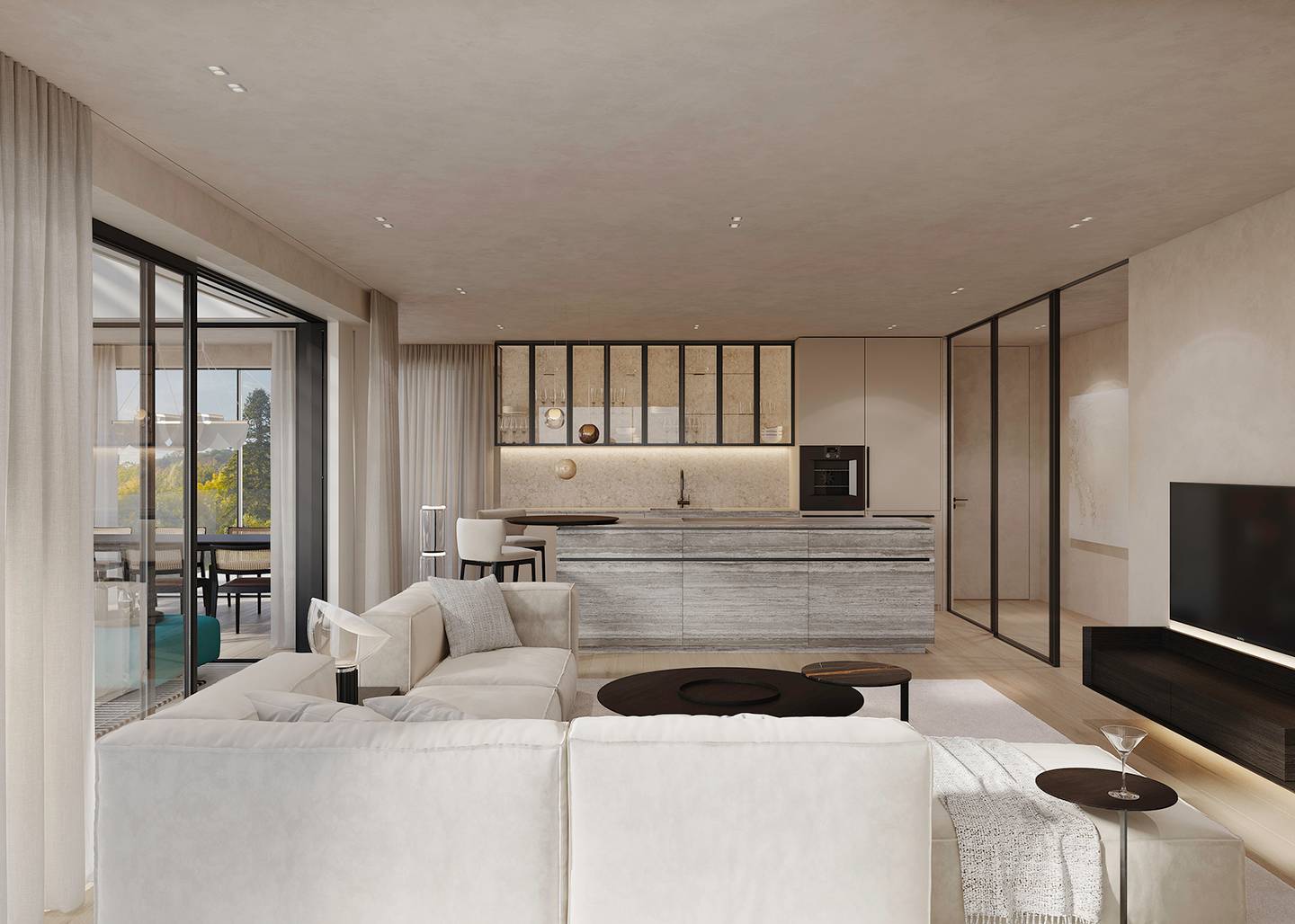 Wohnung mit Panoramablick und Dachterrasse