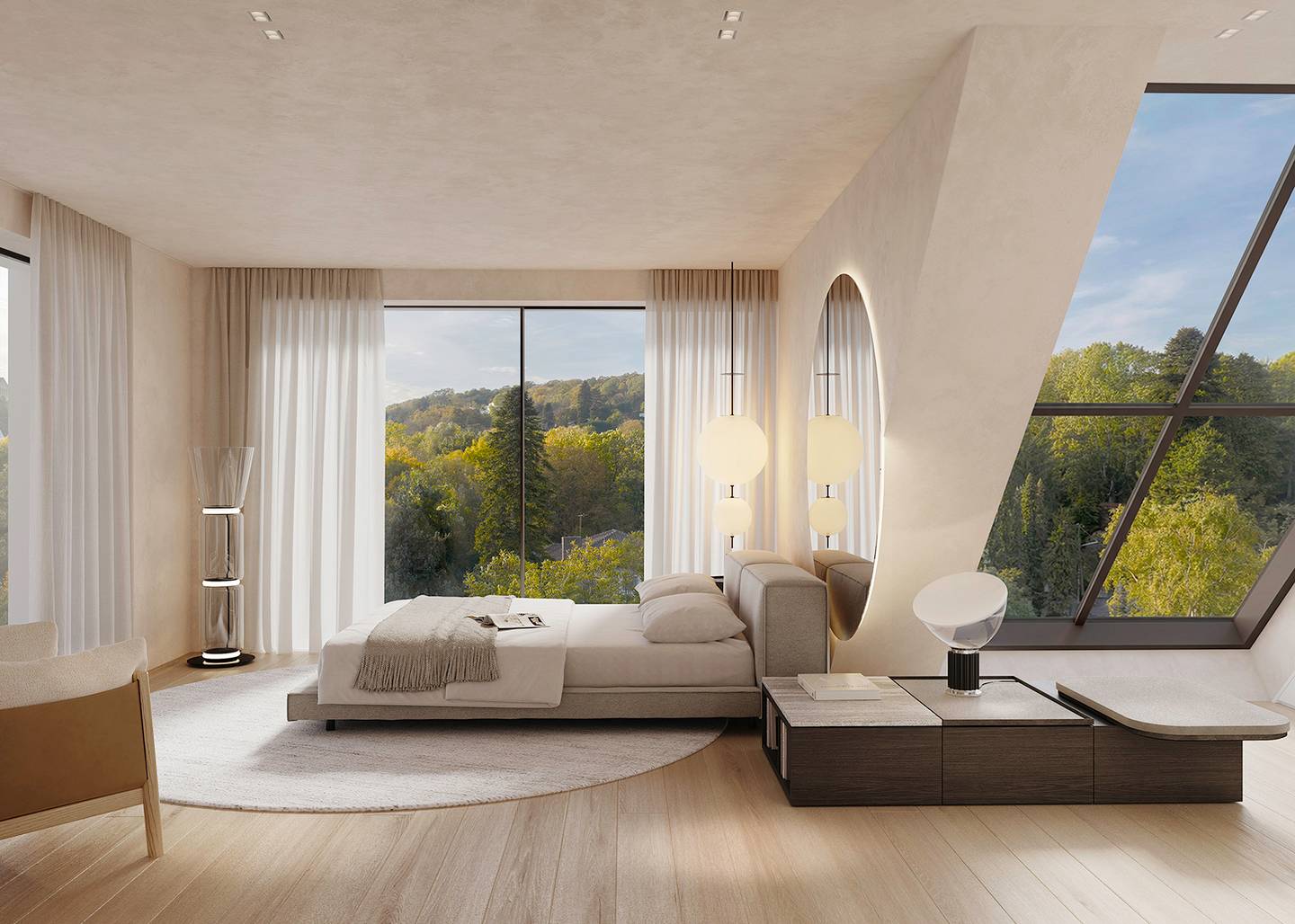 Wohnung mit Panoramablick und Dachterrasse