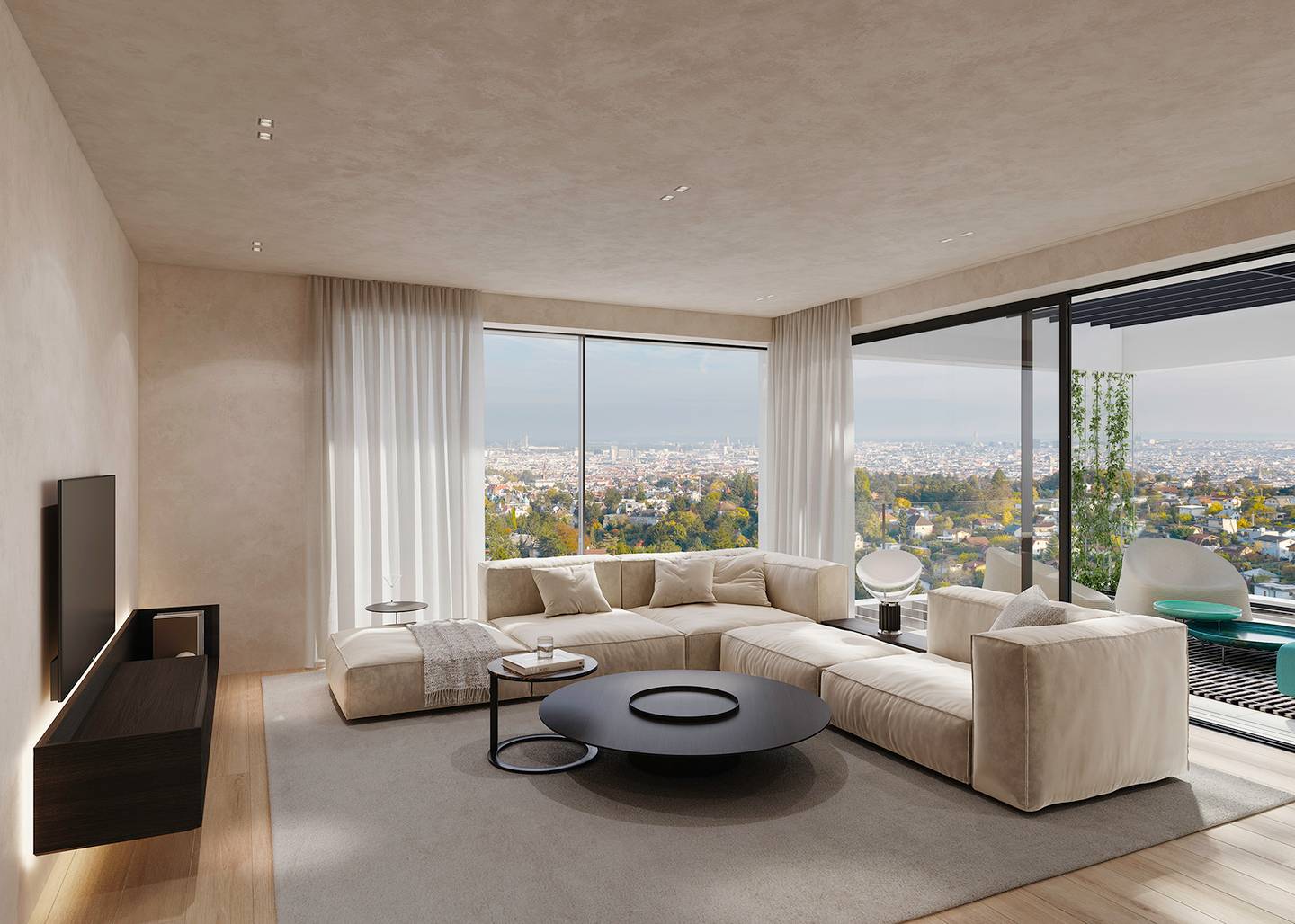Wohnung mit Panoramablick und Dachterrasse