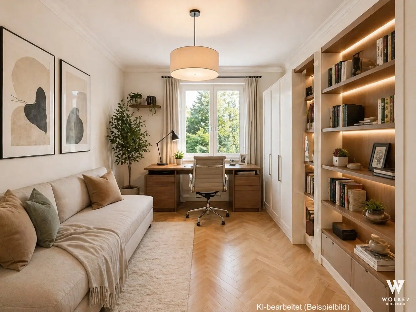 Bright apartment in quiet courtyard near U6