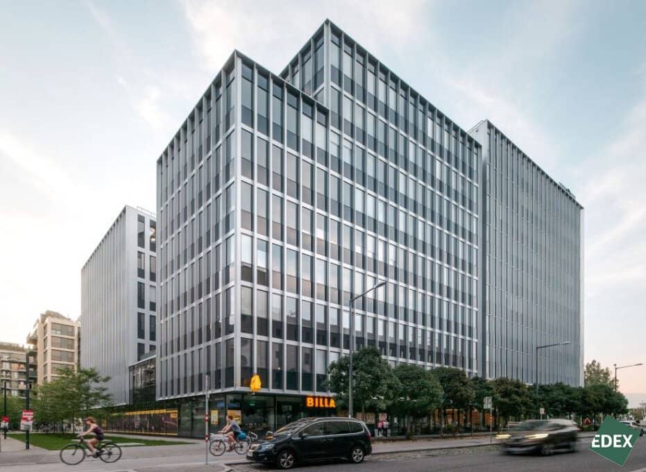Office space with underground parking and elevators
