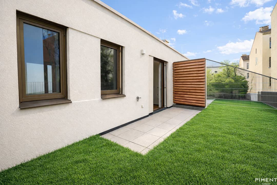Wohnung im Hofhaus mit Garten und Terrassen