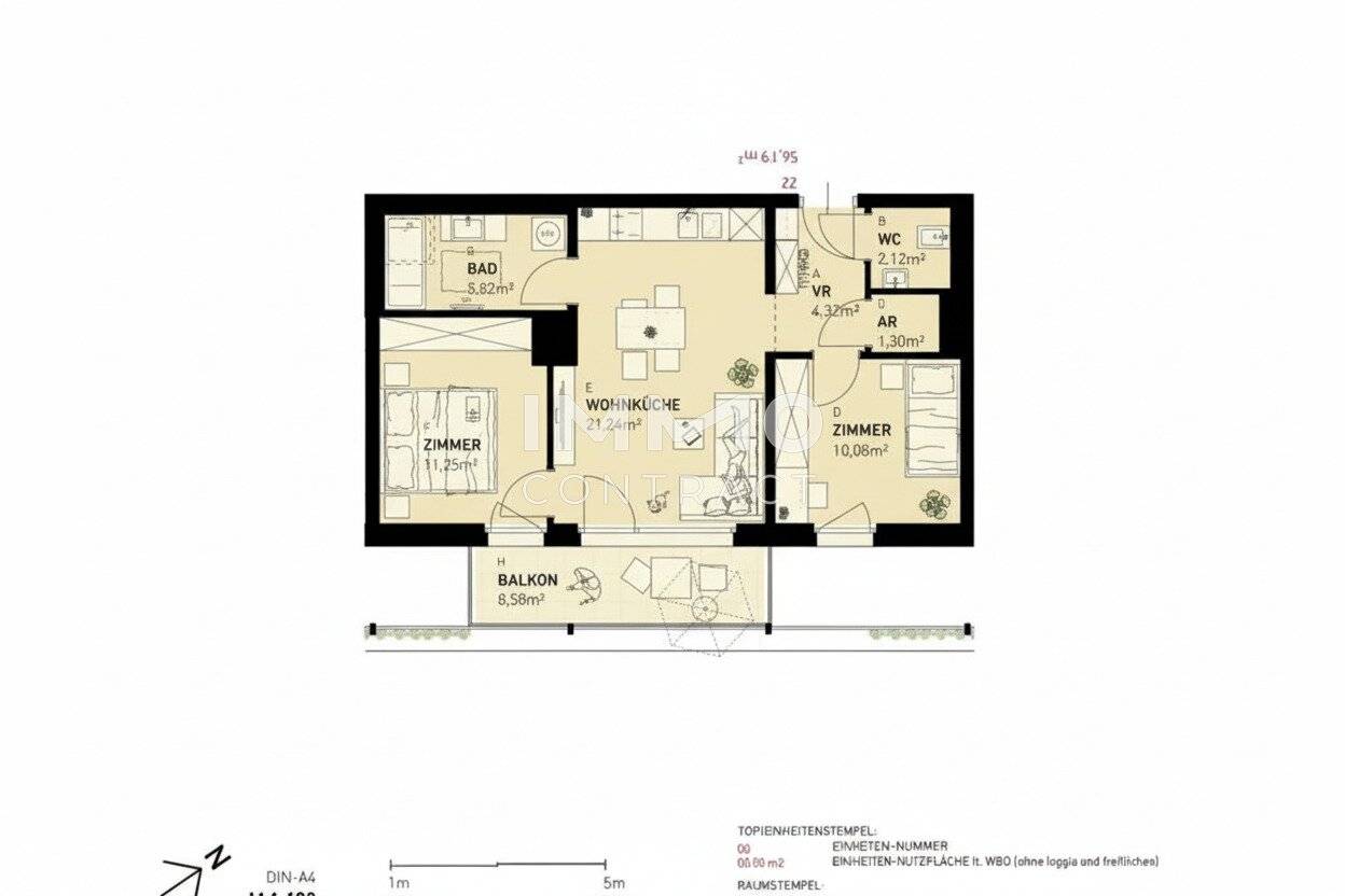 Provisionsfrei Neubauwohnung Erstbezug Außenfläche
