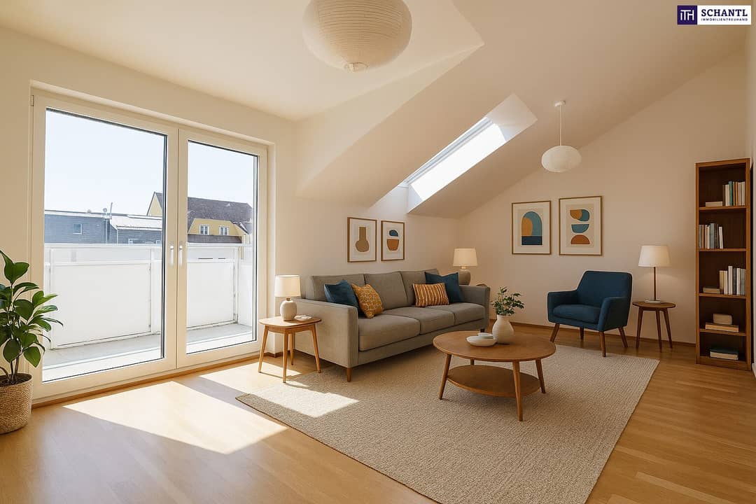 Attic apartment in Graz Eggenberg bright with lift