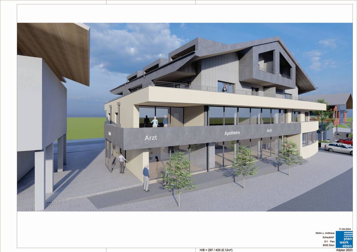 1-Zimmer Wohnung mit Terrasse in Eben