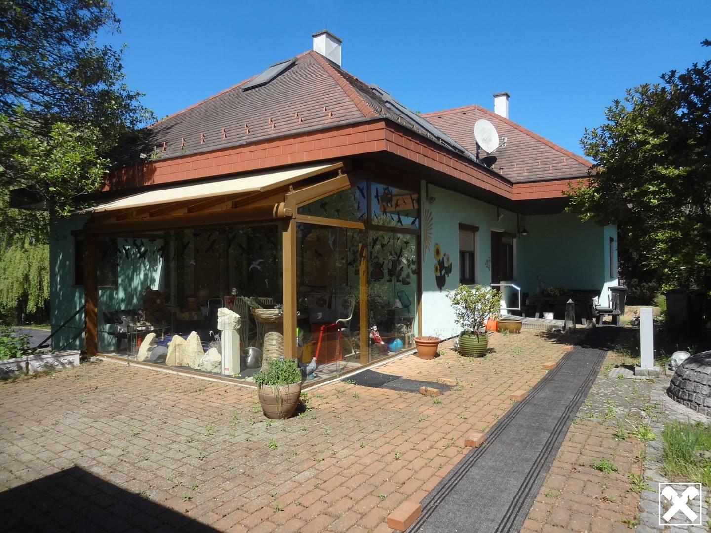 Landvilla mit Garten in Markt St. Martin