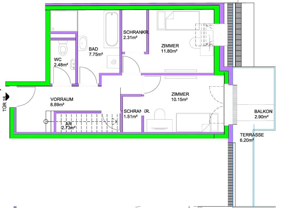 Plenty of space for the family: high-quality 4-room maisonette apartment in a beautiful new building