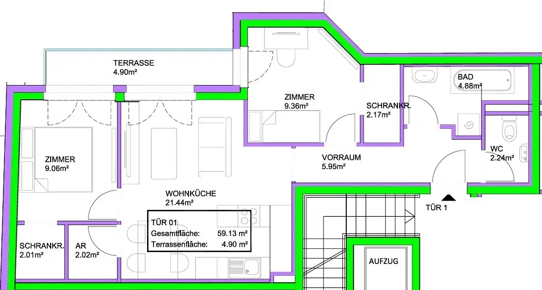 INVESTOR HIT - Family-friendly first occupancy attractive 3-room apartment in 1210 Vienna