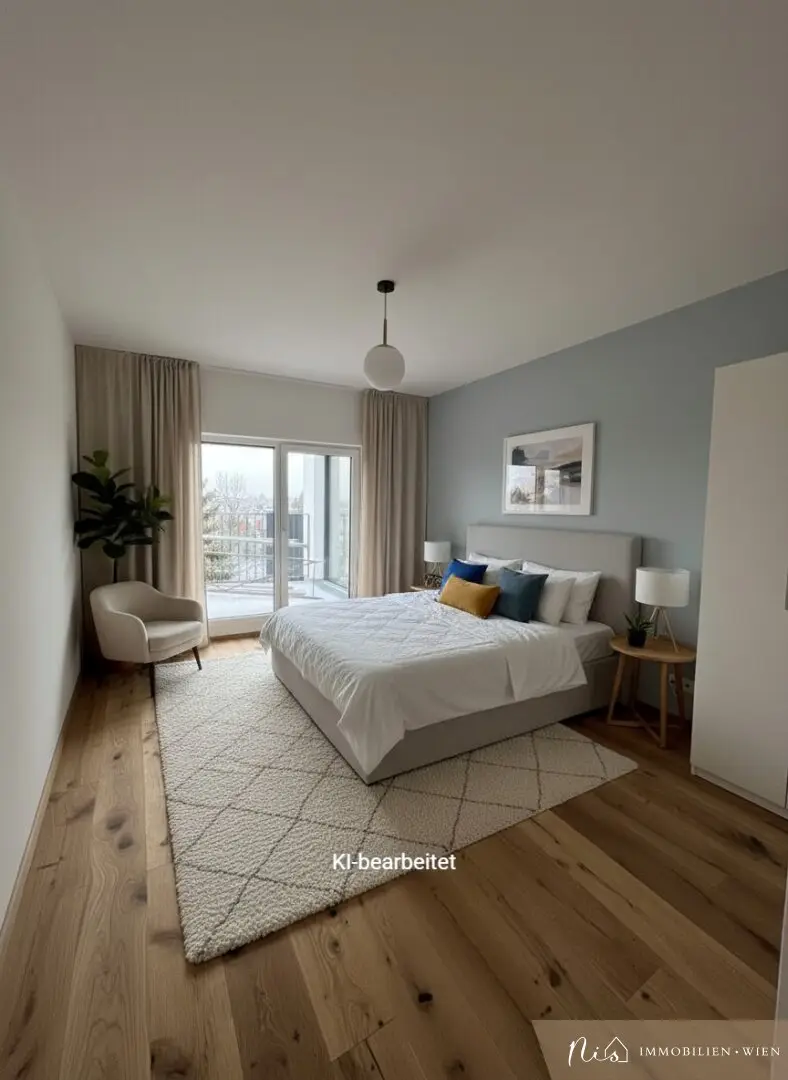 Newly built attic apartment with two terraces
