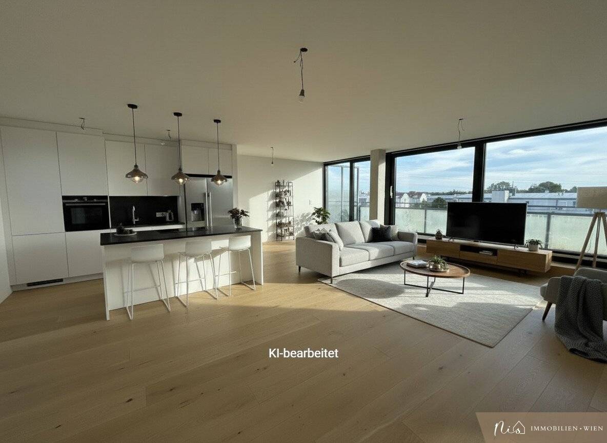 Loft apartment near U2 Donauspital terrace south
