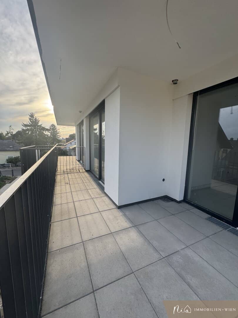 New build apartment first occupancy south terrace Seestadt