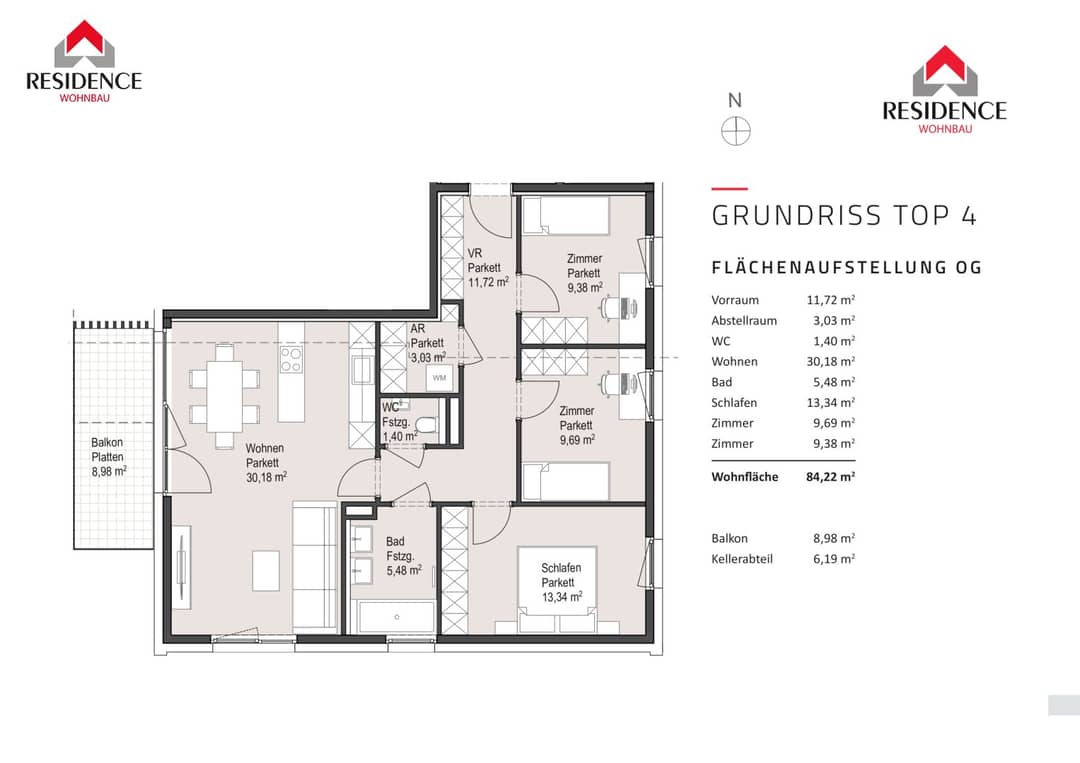 4-Room New Build Apartment Salzburg