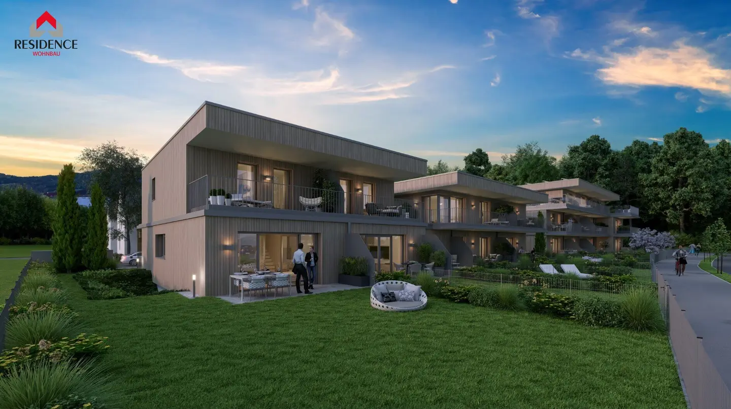 Maisonette apartment with garden and terrace