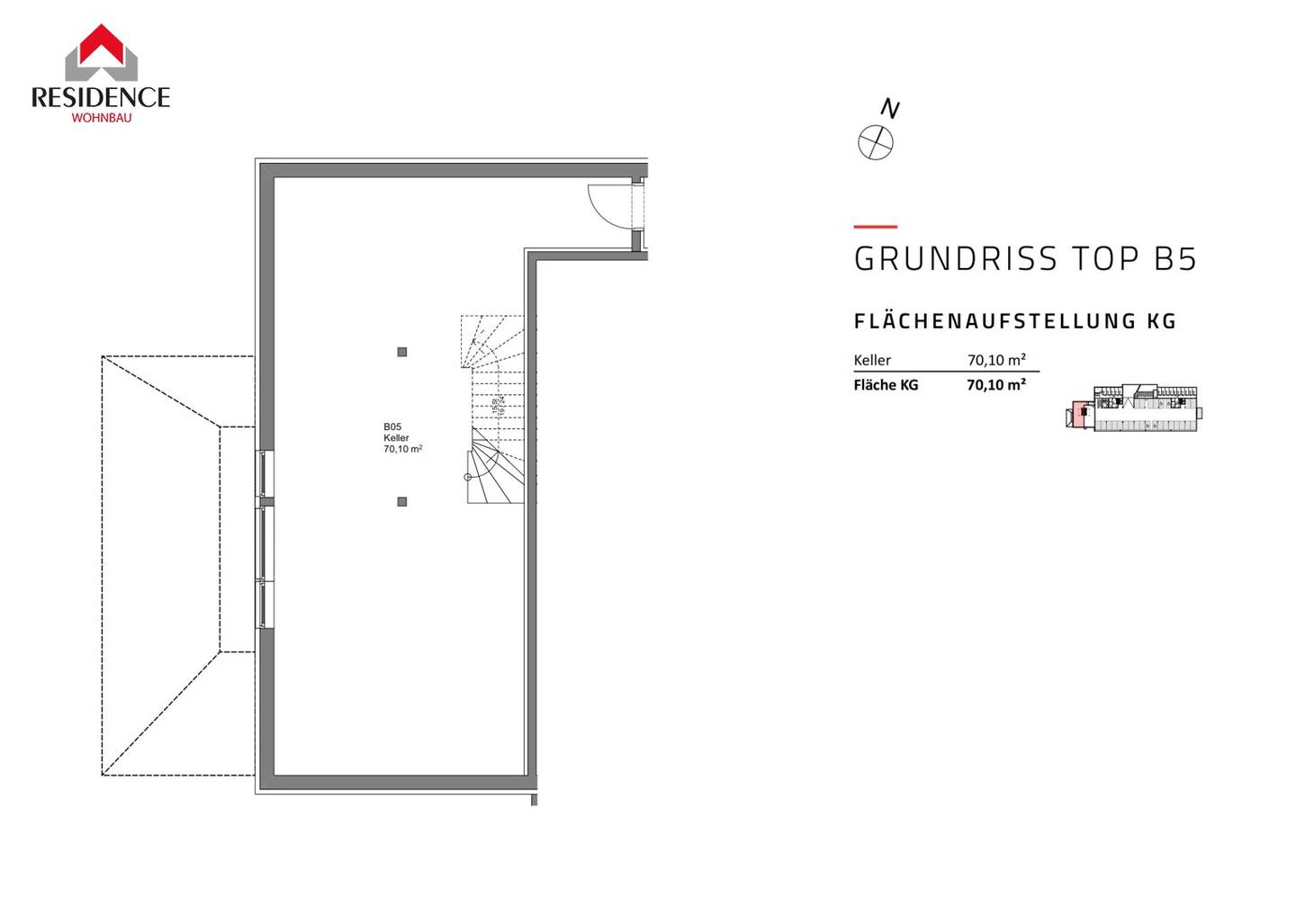 Maisonette apartment with garden and terrace