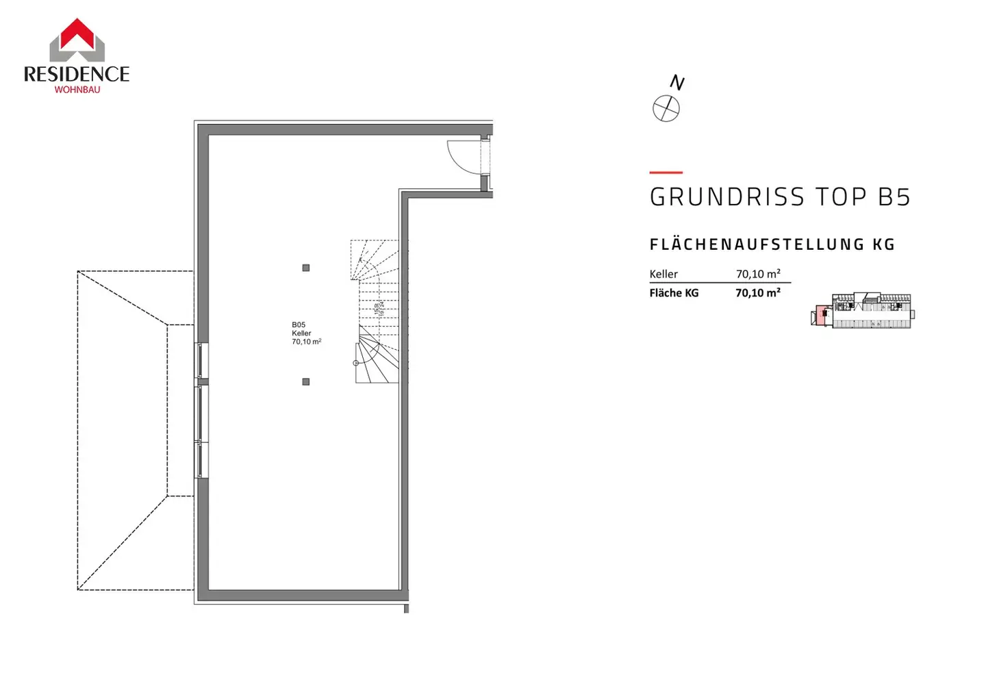 Maisonette apartment with garden and terrace