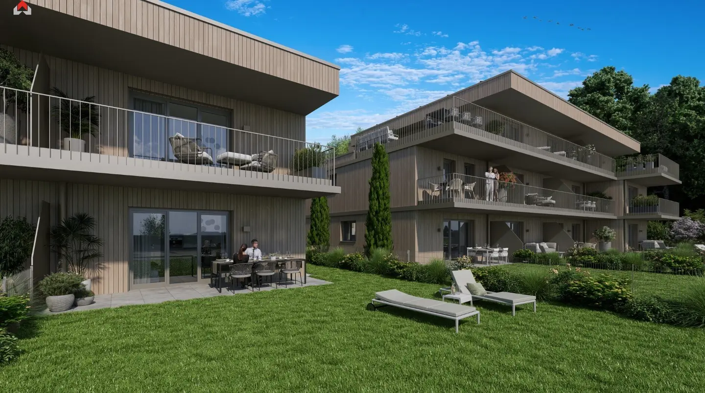 Apartment new build with garden and terrace