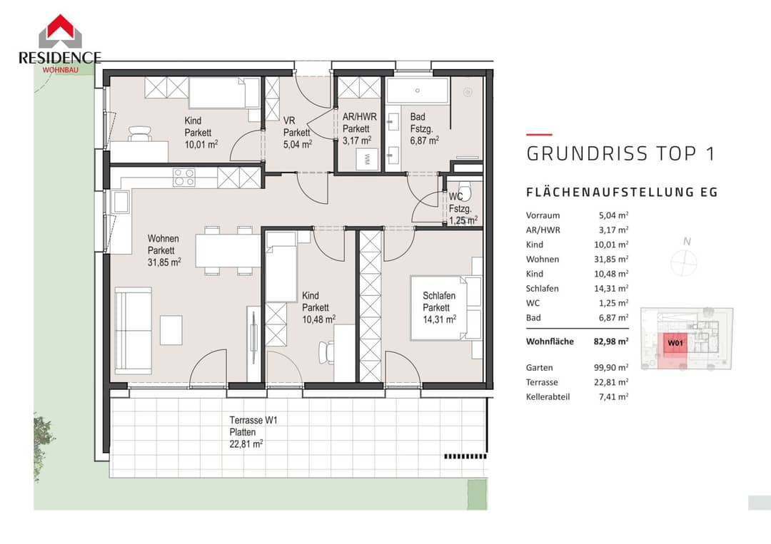 4-Room New Build w/ Garden, Parsch