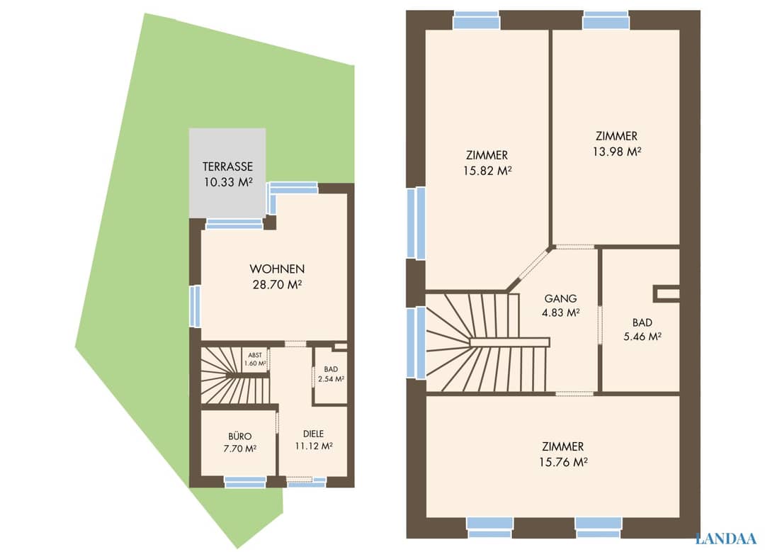 Terraced House Alland, 107m² New Build