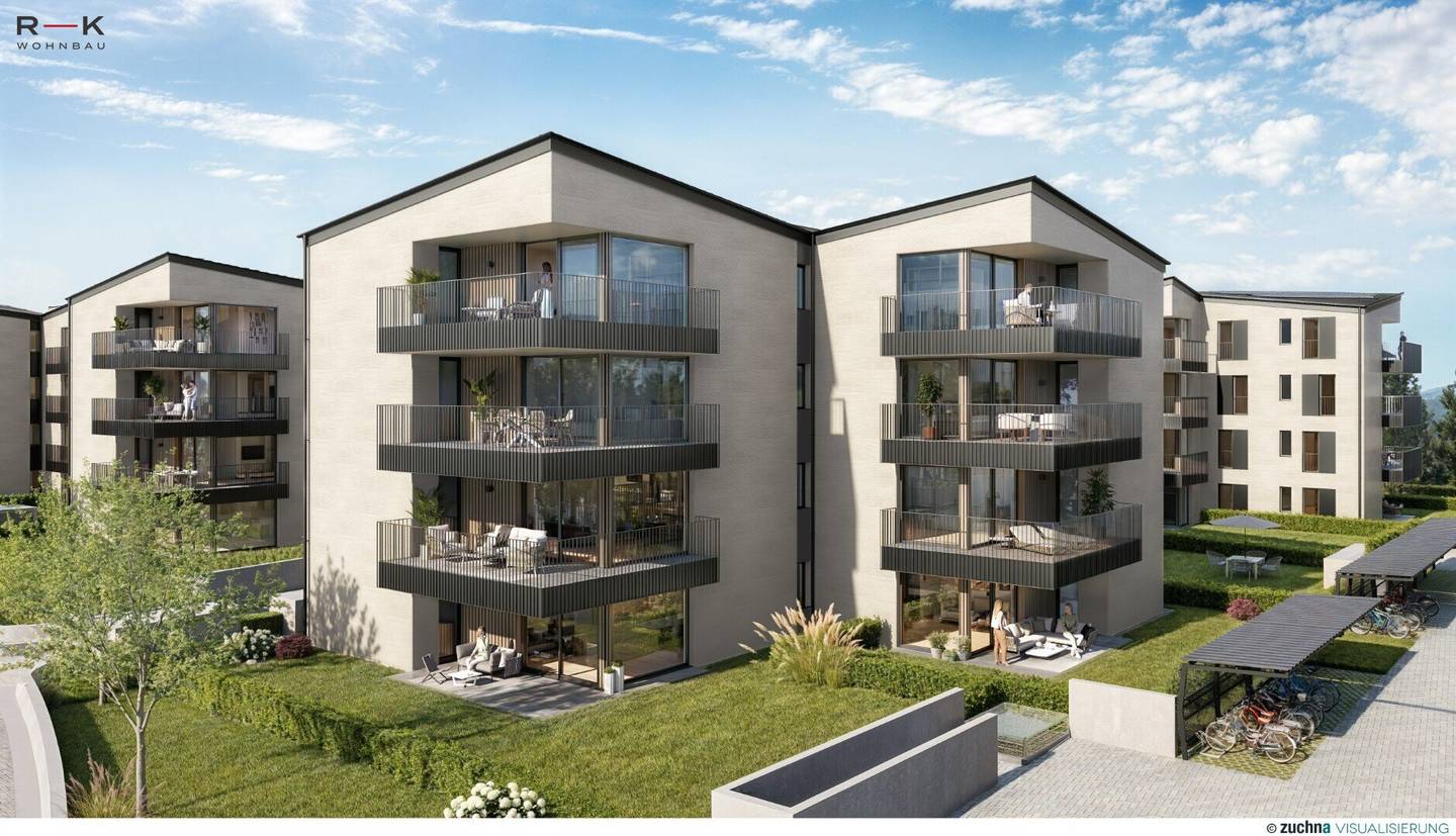 Wohnung Neubau mit Balkon und zwei Tiefgaragenplätzen