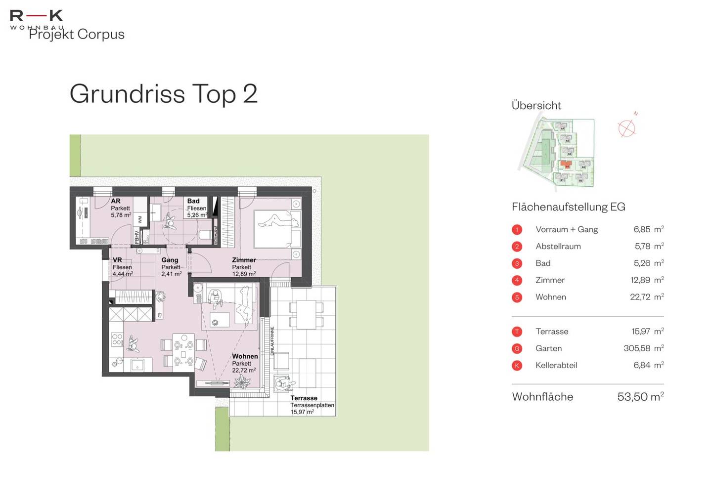 Brand new apartment with private garden and terrace