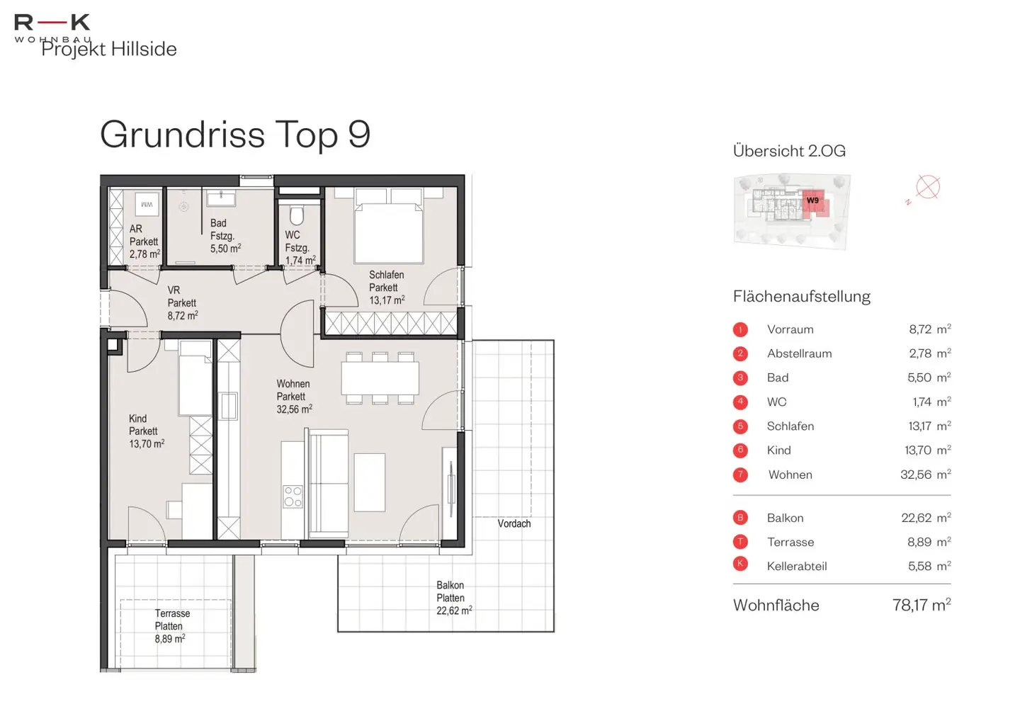 New build apartment with lift balcony near lake
