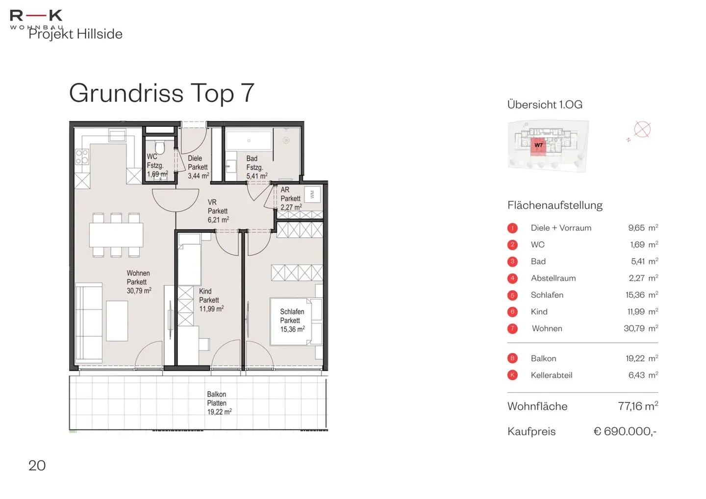 Wohnung with panoramic view and balcony by the lakefront